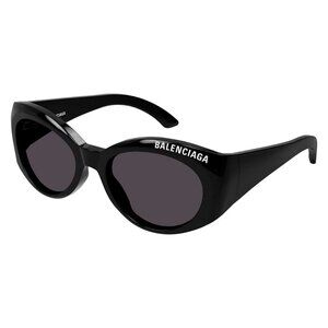 A0938Z New BALENCIAGA Black Cat Eye BB0267S 001 Sunglasses Women